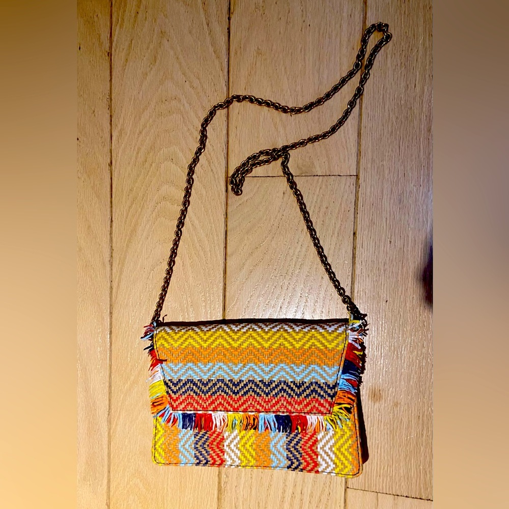 Multi color J. CREW should bag